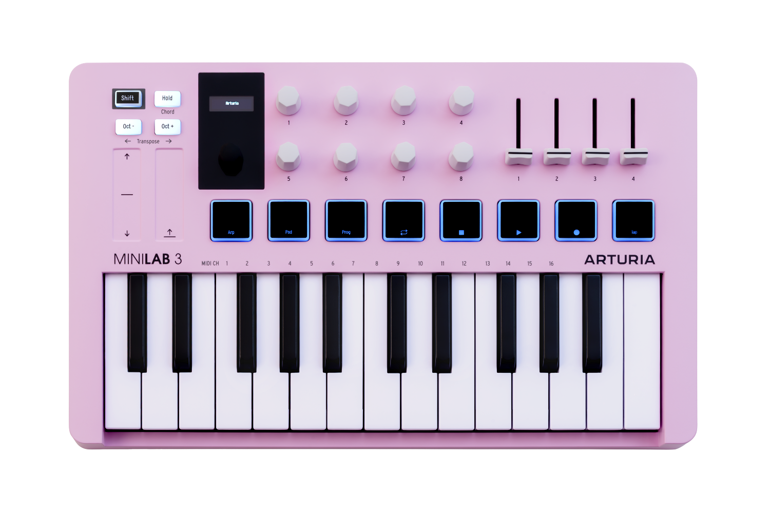 Arturia MiniLab 3 Rose Quartz