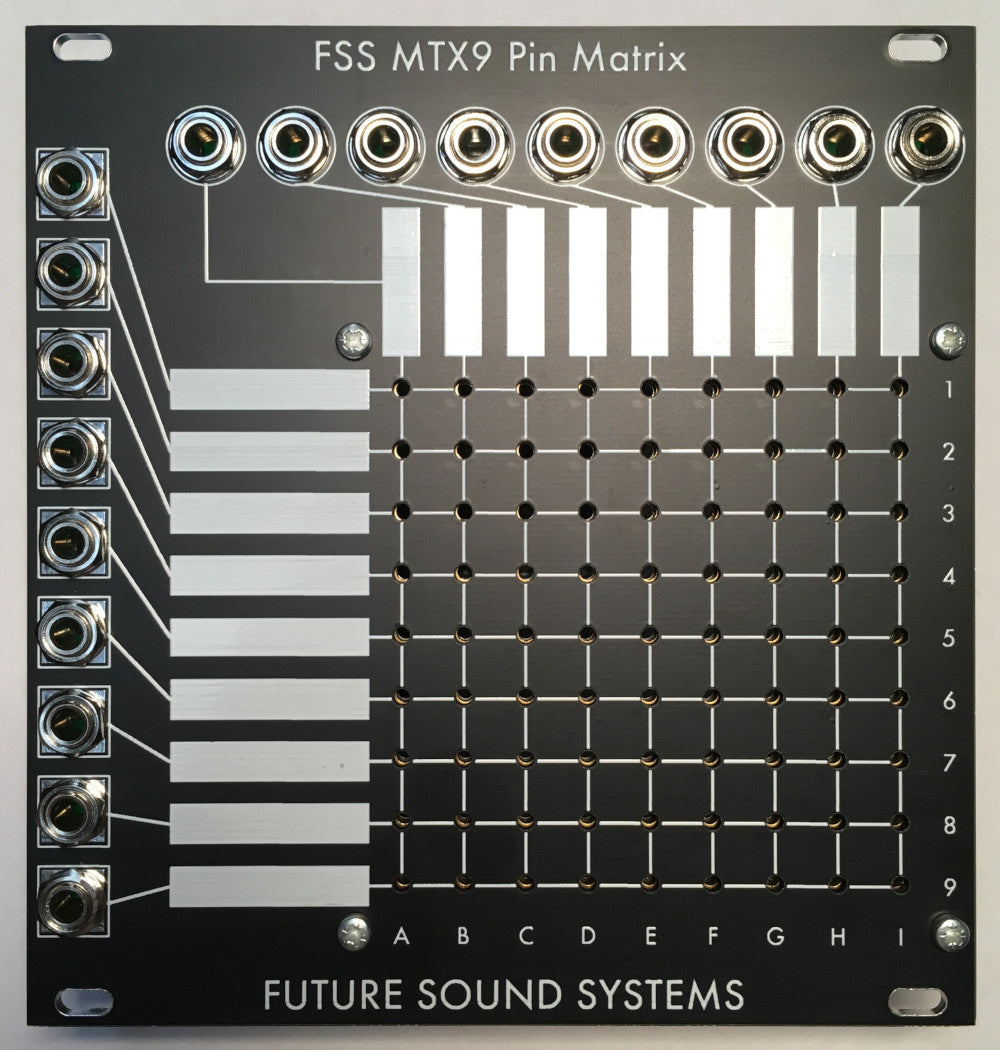 Future Sound Systems  MTX9 Eurorack Passive Pin Matrix Module