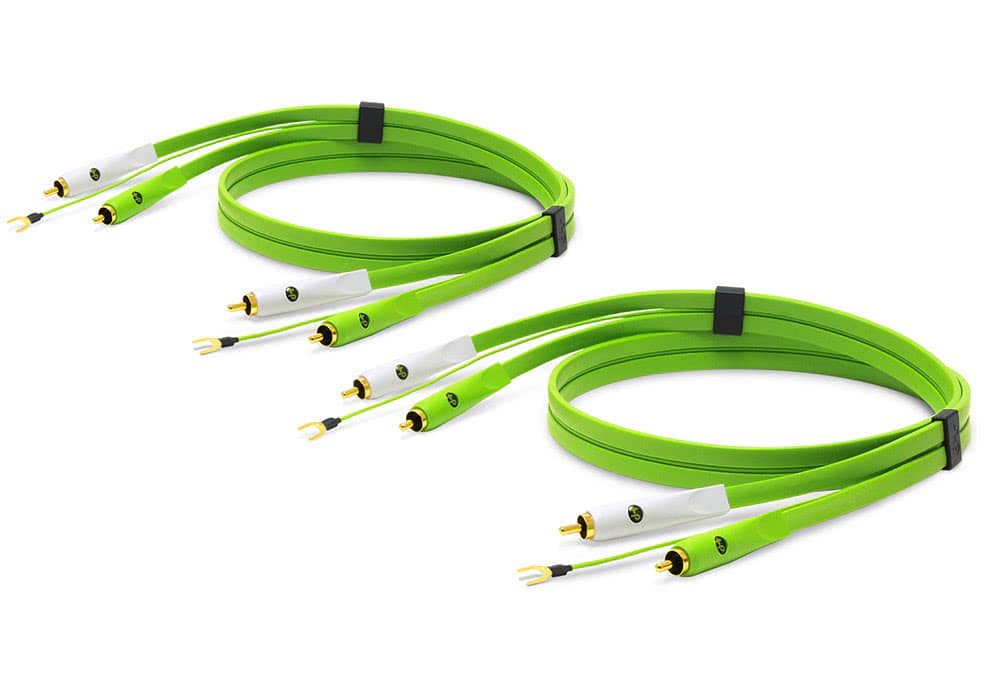 d+ Stereo (RCA-RCA) Turntable cable Class-B DUO-Set, 1m