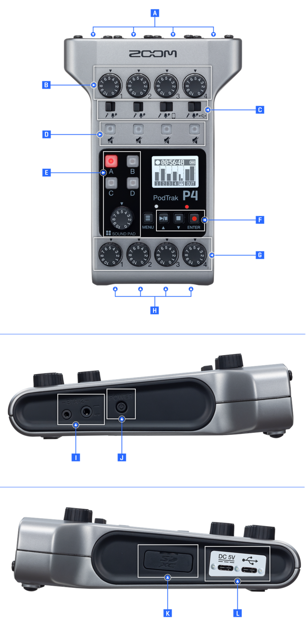 Zoom P4