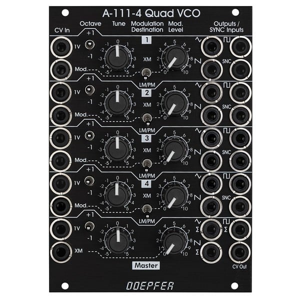 Doepfer A-111-4v Quad Precision VCO Vintage Edition