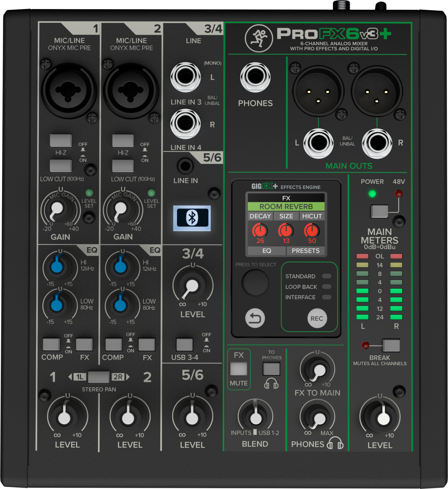 Mackie ProFX6v3+