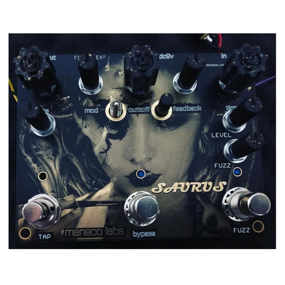 Maneco Saurus Delay, Fuzz & Filter Pedal