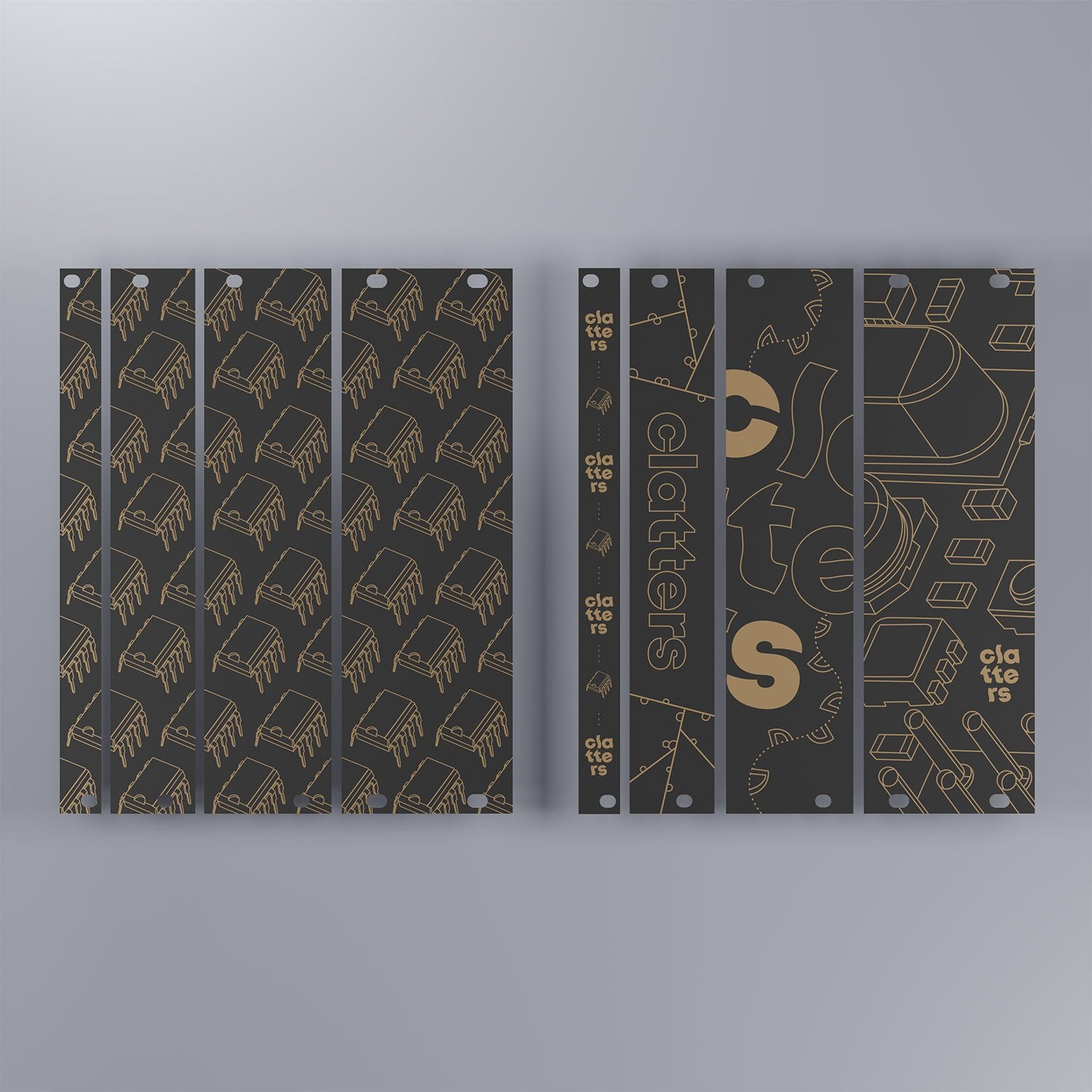 Clatters Machines Blank panels bundle