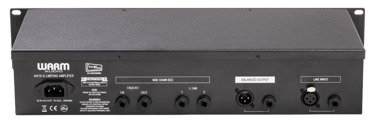 Warm Audio WA76-D Audio Compressor Single Channel