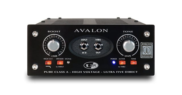 Avalon Design Mono Instr. D.I - Preamp BLACK